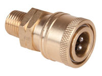 R013.5088 (85.300.107) 275 bar High Pressure Coupler, 11.7mm, Brass, 1/4NPT(M)