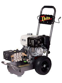 Delta Pressure Washer Honda 11HP 15L/min 200bar Gbox
