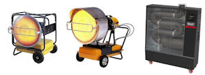 infrared diesel space heaters