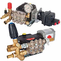 pressure washers requiring hydraulic oil supply
