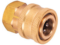 R013.5089 (0212002220) 250 bar High Pressure Coupler, 11.7mm Brass 1/4 BSPP(F)
