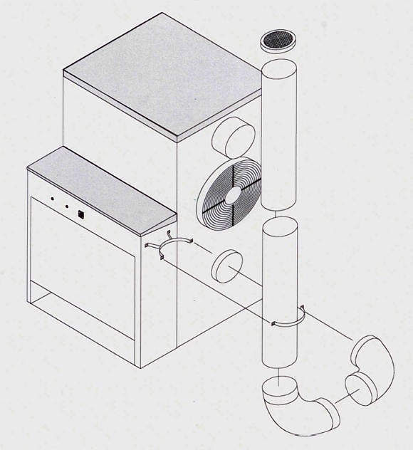 R018-3015 combustion air kit