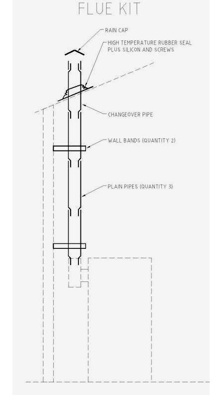 R018-3089 heater flue kit