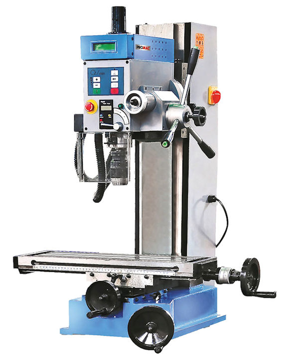 Milling & Drilling Machine - MT3, drills 20mm, mills 50mm, variable speed, 230V