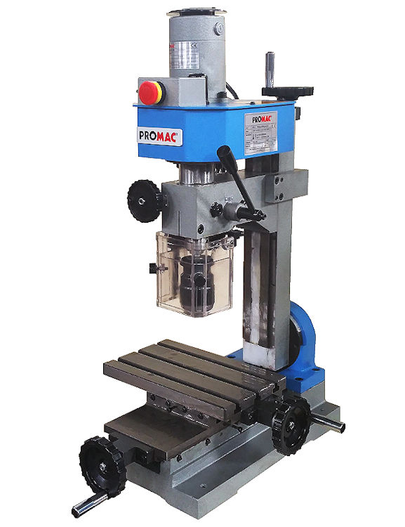 Mini Milling Machine - MT2, drills 10mm, mills 20mm, variable speed, 230V