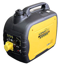 R093.4113 (LC2000i-S-110V) Inverter Generator, 1.8KW, 1.6KW cont. 1x110V, 1x12V