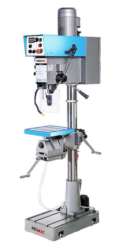 Tapping with a shop drill press
