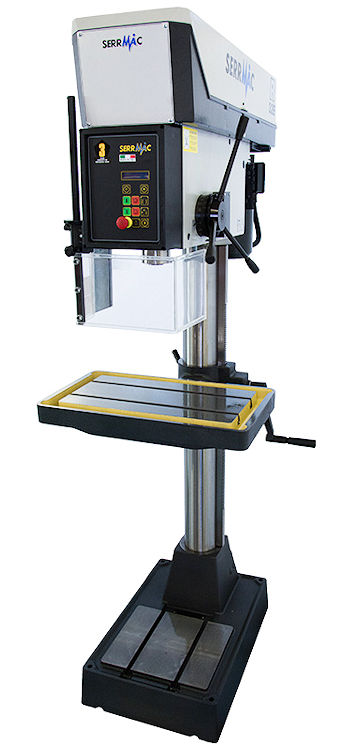 Serrmac R32E range heavy industrial pillar drills
