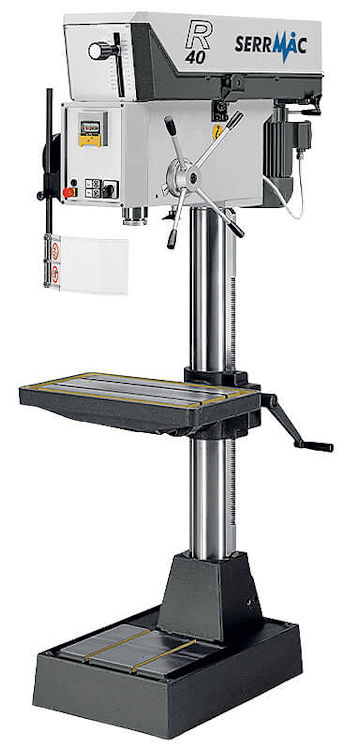 R40 range heavy industrial pillar drills