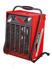 R096.0043 (BA 9) 9KW Workshop / Garage Fan Heater with Cable/Plug 400V