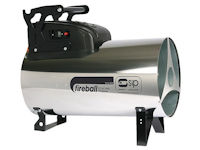 R096.3135 (Fireball 2261DV) 31-66KW Portable Gas Heater Propane Dual Volt 110/230V