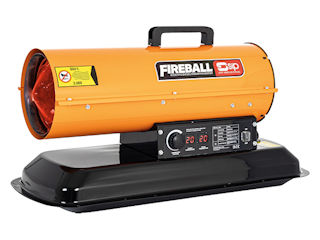R096.3170 (FIREBALL XD50F) 15KW SIP Fireball Space Heater