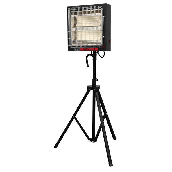  ceramic space heater on tripod stand