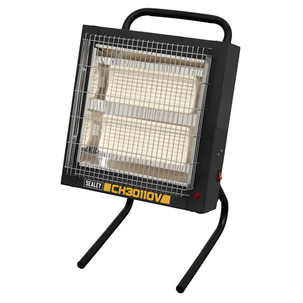 110V portable ceramic heater for building sites