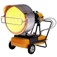 R096.5003 (VAL6 1STEP) VAL 6 1STEP 40KW Infrared Diesel Heater 140,000BTU