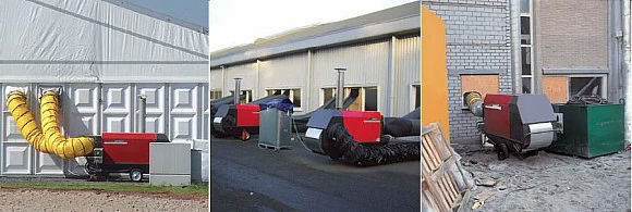 large indirect space heater