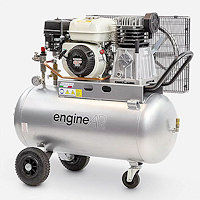 R097.2033 (5/100 10 Petrol) Petrol Air Compressor, 14 cfm 10 bar 100L, 5HP Honda