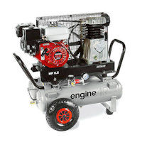R097.2035 (5/11+11 10 Petrol) Petrol Air Compressor, 14 cfm 10 bar 2x11L 5HP Honda GX