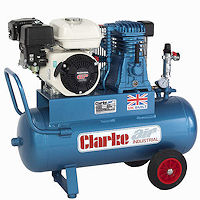 R097.5282 (XPP15/50) Petrol Compressor, 6.5HP Honda GP, 15cfm 7bar 50L