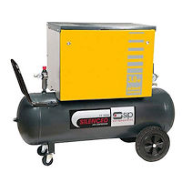 R097.5431 (B3800/3M/100 SIL) Silenced Air Compressor, 14 cfm 10 bar 100 Litres 3HP