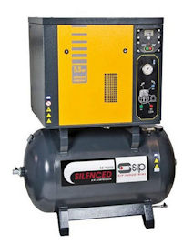 R097.5432 (NB5.5/270) Silenced Air Compressor, 23 cfm 10 bar 270 Litres 5.5HP