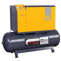 R097.5434 (Airmate NB10/500) Silenced Air Compressor, 44 cfm 10 bar 500 Litres 10HP