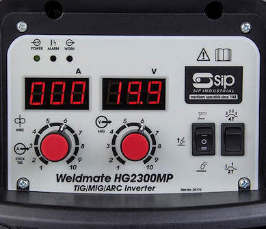 SIP MIG-ARC welder controls