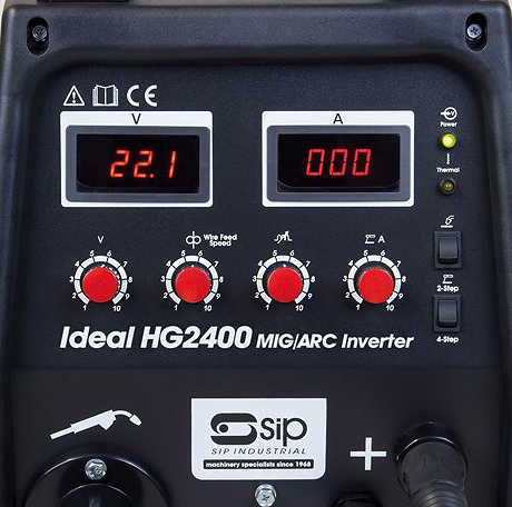 SIP MIG-ARC welder control panel