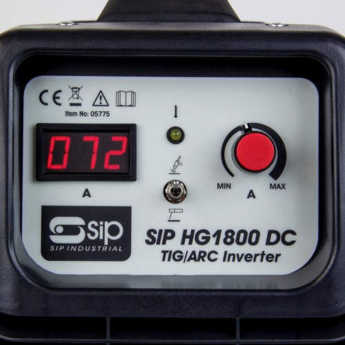 TIG ARC welder controls