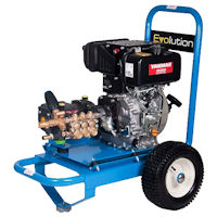 R099.3153 (E2T15150DYR) Diesel Power Washer 6.6HP Yanmar 15L/min 150bar GBox